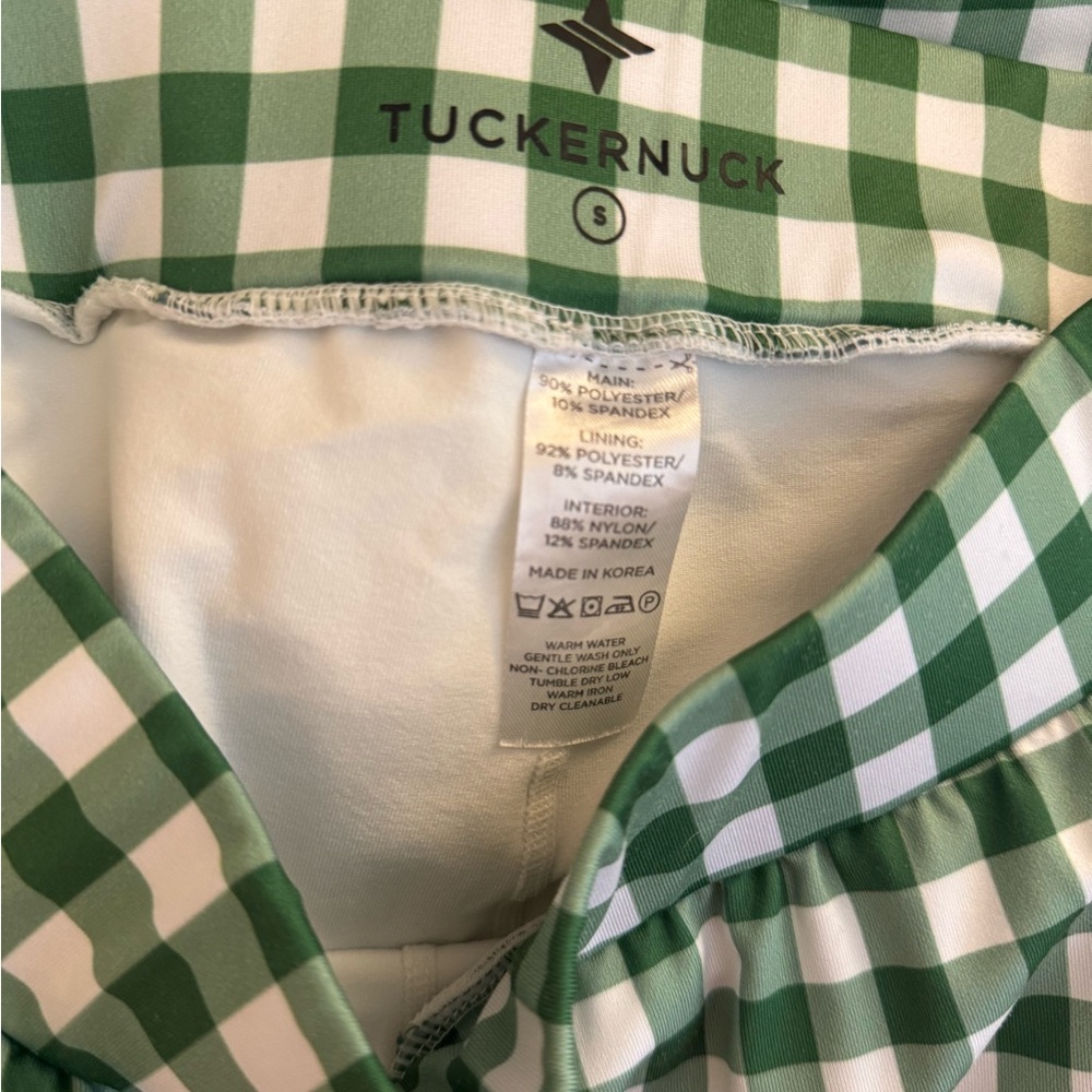 Tuckernuck Green Trellis Golf Skort - Picture 5 of 6